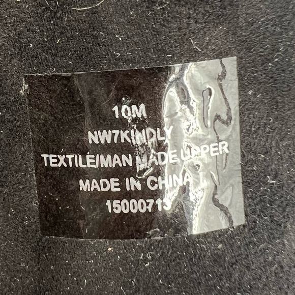 Nine West Black Kindly Peep Toe Lace Slingback Heeled Sandals Size 10 Women’s - Picture 4 of 9